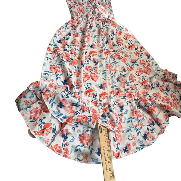 NWT Grace Karin Women's long floral Sleeveless Smocked dress.Size Small - Picture 11 of 11